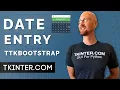 DateEntry Calendar Widget - Tkinter TTKBootstrap 8