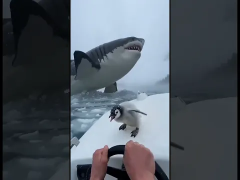 Hero saves the penguin #nothingimposibleinthisworld #motivation #penguin #shorts
