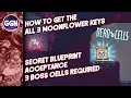 How to get the 3 Moonflower Keys and get the Acceptance Mutation Secret Blueprint Dead Cells