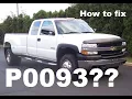 Troubleshoot and fix P0093 Duramax CP3 LB7