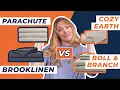 Brooklinen vs Parachute vs Cozy Earth vs Boll Branch Sheets Comparison - Which Should You Choose