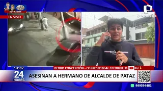 Asesinan a balazos a hermano del alcalde de Pataz