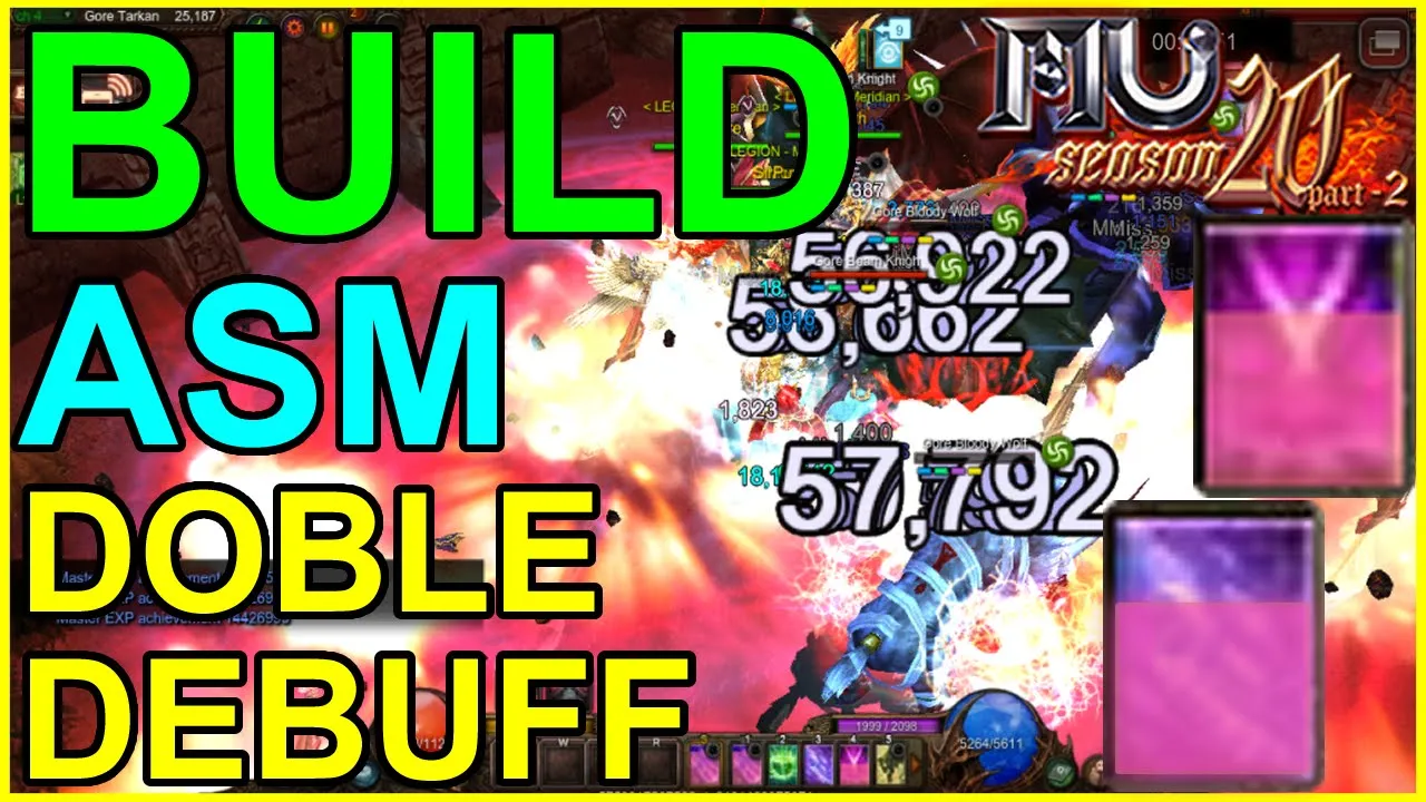 La Mejor Build ASM Doble Debuff | Mu Online Season 20