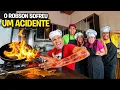 ERA PRA SER UM DIA DE COZINHA COM OS ROSA *Robson queimou o braço!