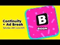 Lagu Continuity + Ad-Break - Boom (Thailand) - Saturday, 28th June 2025