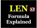 LEN formula explained in Hindi LEN