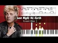 Download Lagu Green Day - Last Night on Earth - Accurate Piano Tutorial with Sheet Music