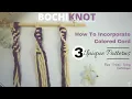 3 Unique Tying Techniques for Incorporating Colored Cord into Knot Pattern