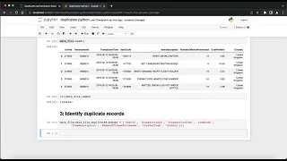 Finding Duplicate Records with Python