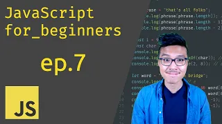 JavaScript for Beginners - String Indexing Part 1