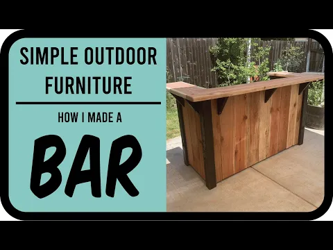 Download MP3 Outdoor/Patio Bar DIY // Outdoor Living