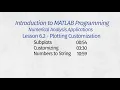 Octave Programming Lesson 6 2 - Additional Plotting Features