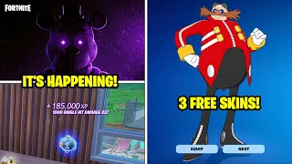 CLAIM 3 FREE SKINS! (FORTNITE FNAF, XP GLITCH, ADMIN CODES)
