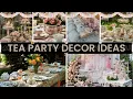Beautiful DIY Tea Party Decorations Ideas 2026 Themes for Afternoon Tea Bridal Showers