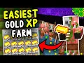EASIEST GOLD XP Farm Minecraft Bedrock 1 1