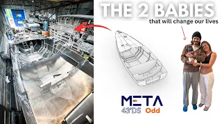 ⛵️ Building an Exploration Aluminum Sailboat + we had a Baby 👶 Ep.348