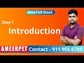 Best Full stack Java Training In Hyderabad By Srinivas Introduction Ameerpet Technologies