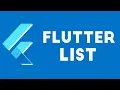 List in flutter ListView Builder ListTile Flutter Coddrikaz