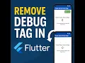 How to Create a New Flutter App in Android Studio Remove Debug Banner No Code
