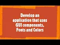 Develop an application that uses GUI components Font and Colors Android Studio MAD LAB ExNo 1