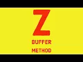 Z Buffer method Hidden surface removal methods in CAD Basic CAD Lectures Basic CAD Lectures