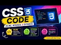CSS Inline Internal External Stylesheet Explained Complete Beginner Tutorial HTML CSS