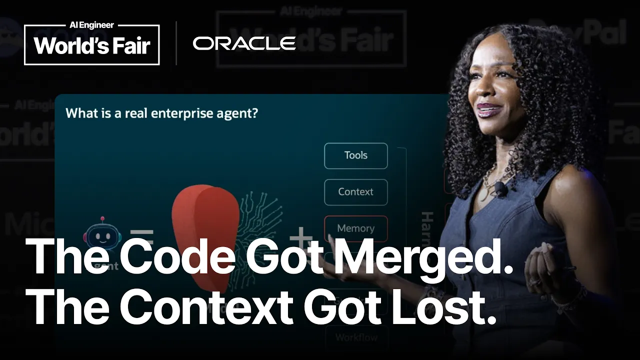 No Memory, No Harness: Why the Database Is the Last Line of Defense — Kay Malcolm, Oracle: video thumbnail