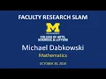 UM-Dearborn CASL Faculty Research Slam Michael Dabkowski