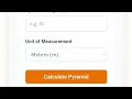 Pyramid calculator how calculate volume of pyramid