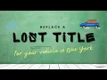 Replace a lost title for your vehicle in New York DMV Express Service has got you covered