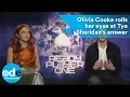 READY PLAYER ONE Olivia Cooke rolls her eyes at Tye Sheridan s worthy answer