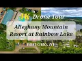 Alleghany Mountain Resort at Rainbow Lake East Otto NY 4K drone tour