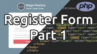 User Register Form creation with PHP and MySQL Build User Registration Part