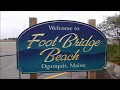 High Tide at the Atlantic Ocean clip - no sound Ogunquit Maine