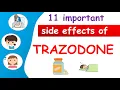 11 important side effects of Trazodone