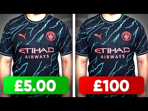 Download MP3 Can you tell the difference between a FAKE and GENUINE Football Shirt?