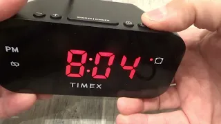 Timex Alarm Clock-How To Set Alarm-Easy Instructions