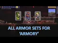 Terraria all armor sets you need for ARMORY achievement