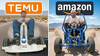Temu Vs Amazon Electric Go Karts!