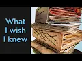 10 things I wish I knew as a junk journal BEGINNER make a simple junk journal