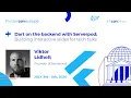 Serverpod Building interactive slides for tech talks - Viktor Lidholt Fluttercon EU 2024