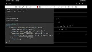 Leetcode 1636 Sort Array by Increasing Frequency Hashmap Arrays Sorting C