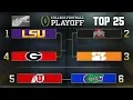 College Football Playoff Rankings Top 25 Week 15 CFB Poll 2019