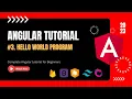 The Ultimate Angular Tutorial Hello World Program File Structure