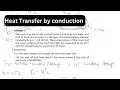 Heat Transfer - Conduction How to solve heat transfer in conduction problems