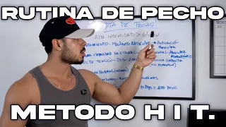 Rutina de pecho metodo Hit - alta intensidad .