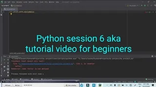 Python session 6 aka Tutorial for TO REVOLUTION