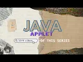 JAVA 14 - JAVA APPLET PROGRAMMING TUTORIAL PART 4
