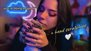 ASMR Telling You How Good You re Doing for 20mins head scratchies positive affirmations asmr