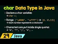 The char Data Type in Java